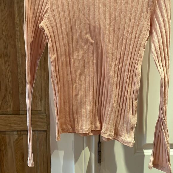 🎀 Vince medium high neck ribbed sweater lightweight NWT - Picture 6 of 14